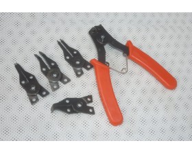 NÁŘADÍ - KLEŠTĚ NA POJISTNÉ KROUŽKY - S NÁSTAVCI NA RŮZNÉ DRUHY